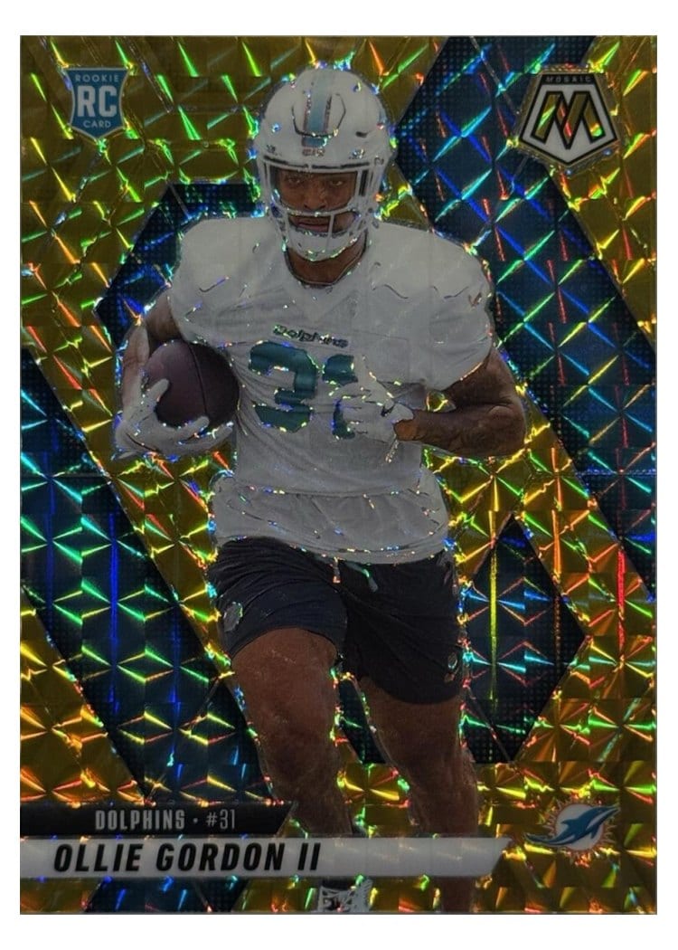 2025 Panini Mosaic Base Set Ollie Gordon II #310 card