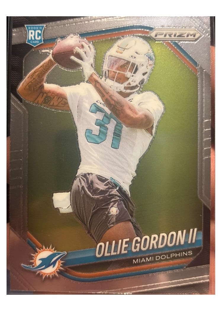 2025 Panini Prizm Base Set Ollie Gordon II #333 card