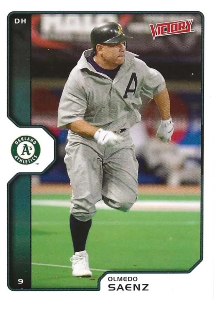 2002 Upper Deck Victory Olmedo Saenz #29 card