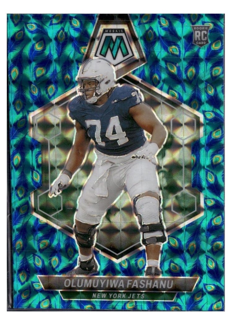 2024 Panini Mosaic Base Set Olumuyiwa Fashanu Peacock Choice #311 card