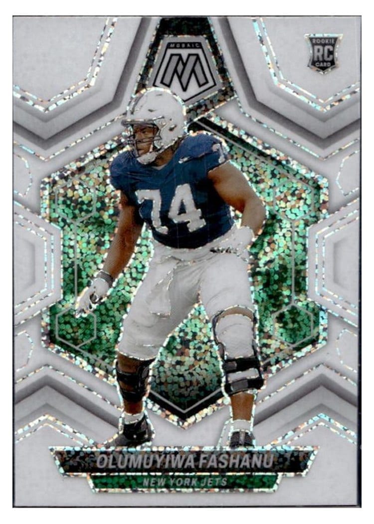 2024 Panini Mosaic Base Set Olumuyiwa Fashanu White Sparkle #311 card