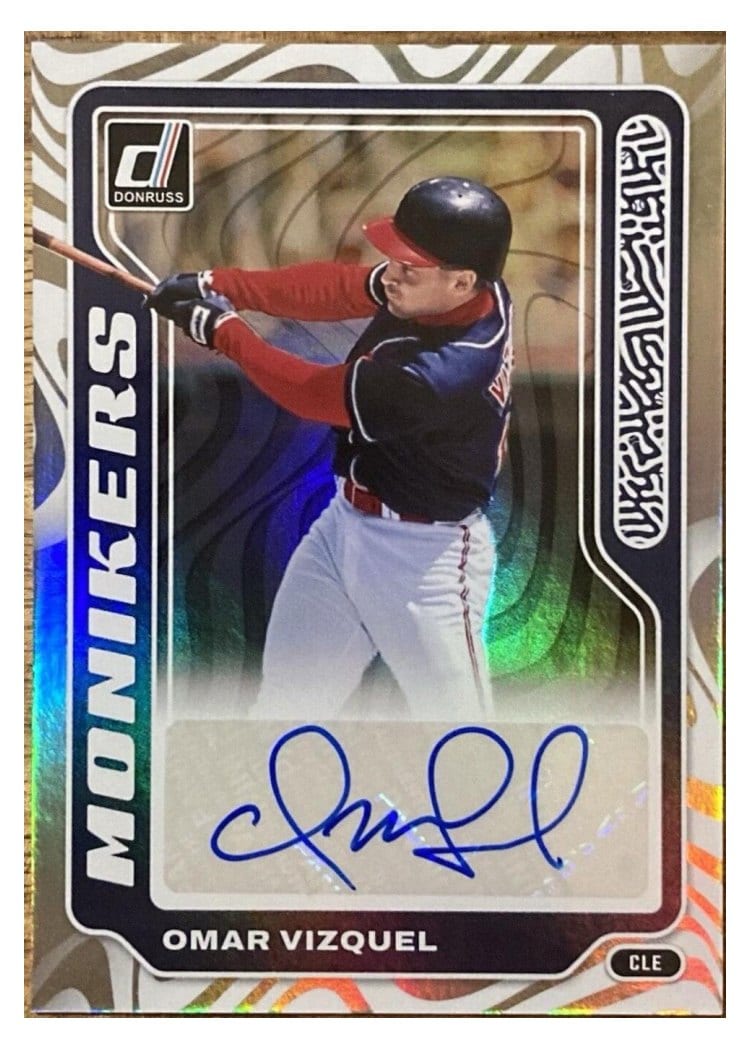2023 Donruss Monikers Omar Vizquel #M-OV card