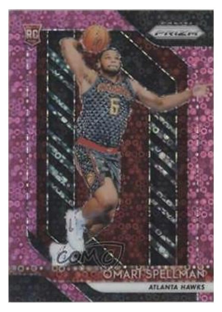2018-19 Panini Prizm Base Set Omari Spellman #88 card