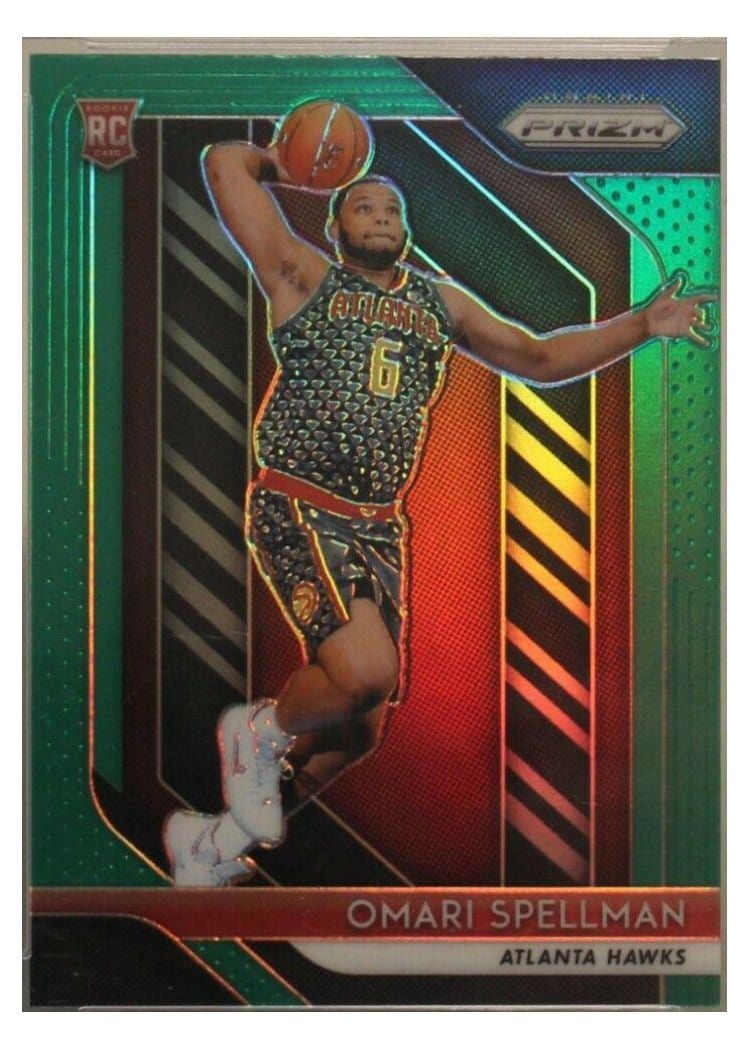 2018-19 Panini Prizm Base Set Omari Spellman #88 card