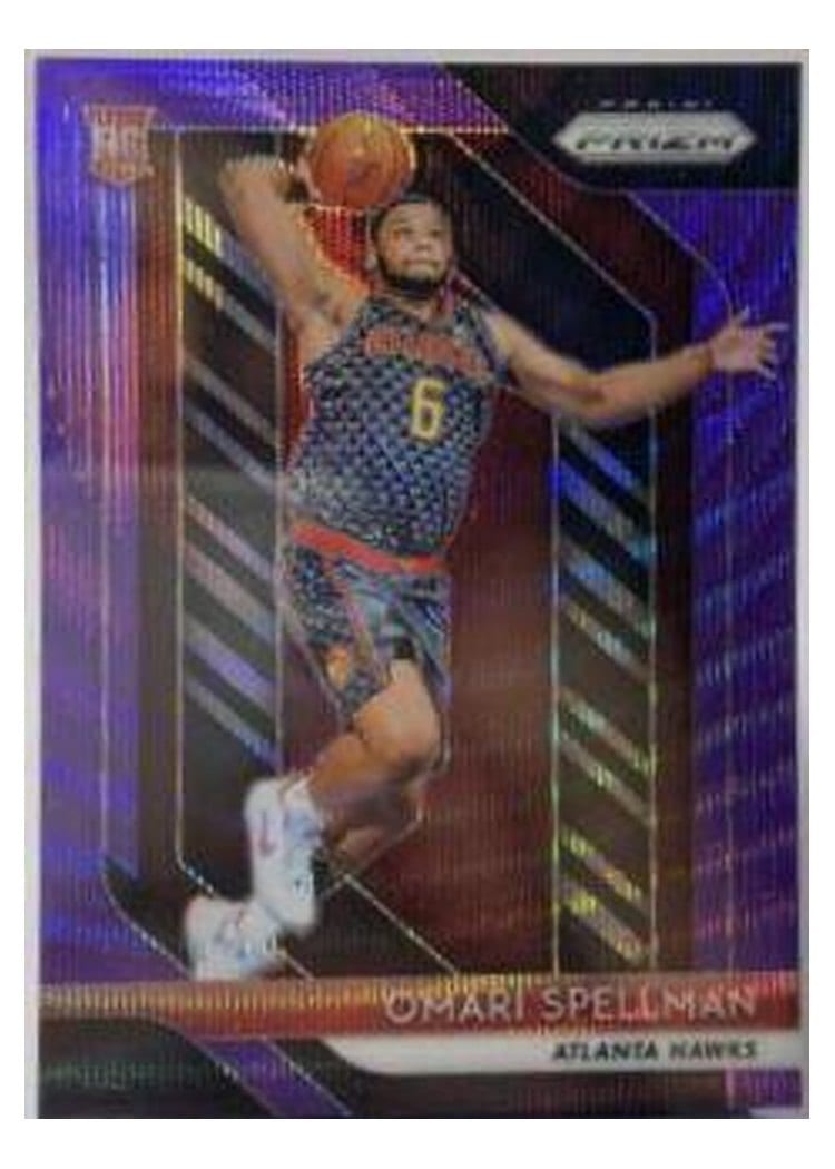 2018-19 Panini Prizm Base Set Omari Spellman #88 card