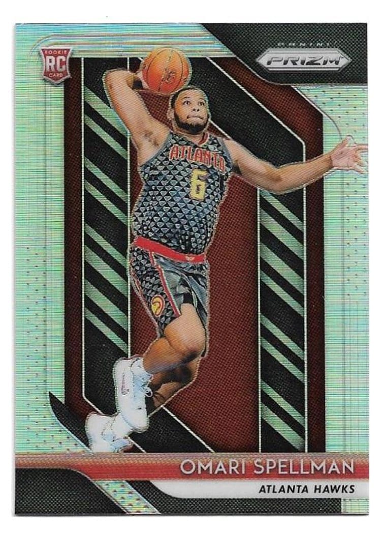 2018-19 Panini Prizm Base Set Omari Spellman #88 card