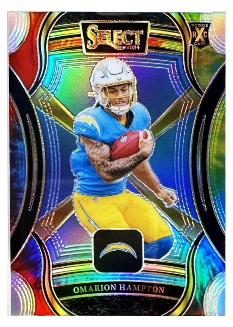 2024 Panini Select 2025 XRC Prizm Redemption Omarion Hampton #507 card
