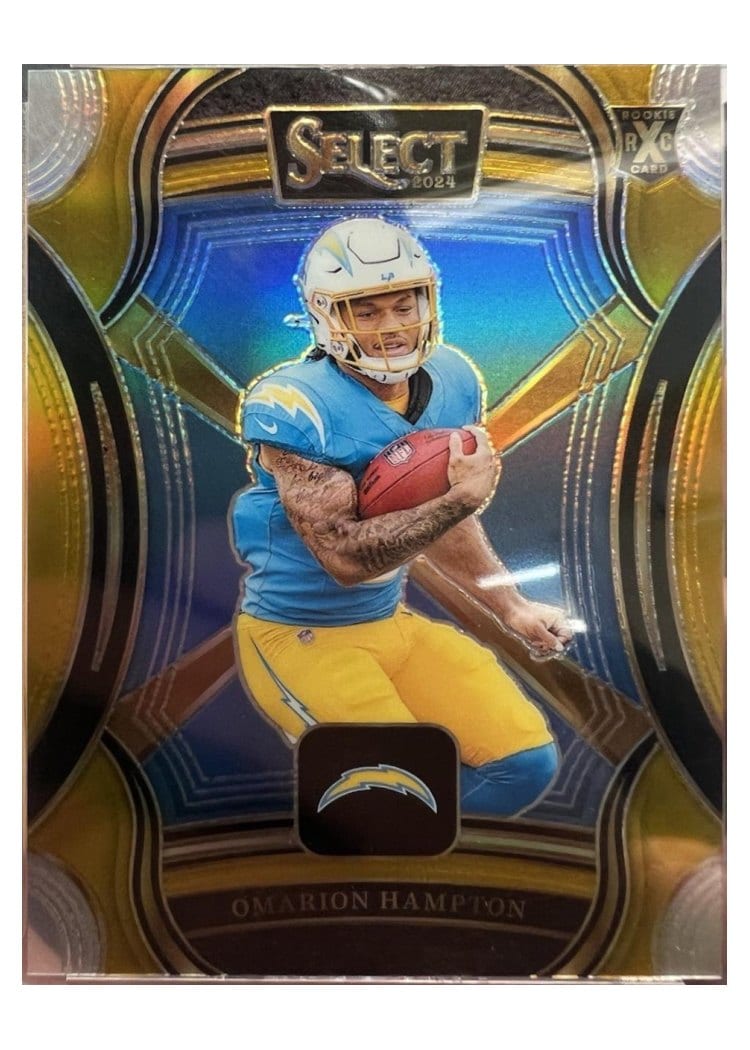 2024 Panini Select 2025 XRC Prizm Redemption Omarion Hampton #507 card