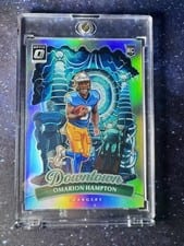 2025 Donruss Downtown! Omarion Hampton #16 card