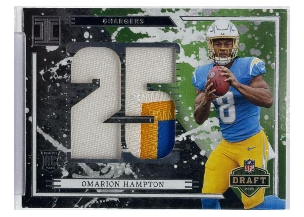 2025 Panini Impeccable Impeccable Draft Picks Omarion Hampton #11 card