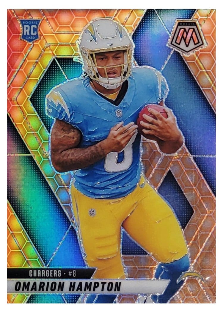 2025 Panini Mosaic Base Set Omarion Hampton Honeycomb #335 card