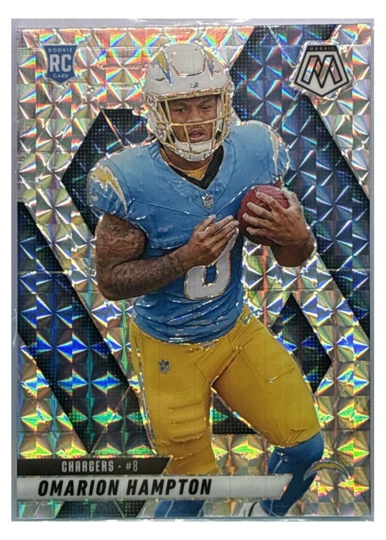 2025 Panini Mosaic Base Set Omarion Hampton #335 card