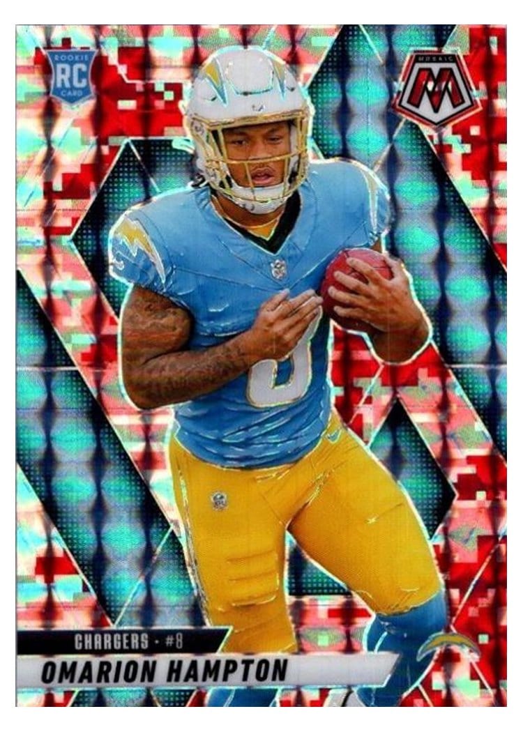 2025 Panini Mosaic Base Set Omarion Hampton #335 card
