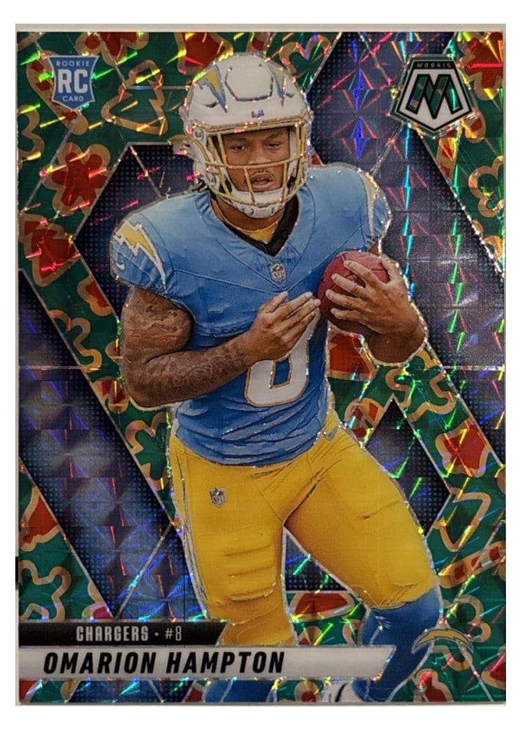 2025 Panini Mosaic Base Set Omarion Hampton #335 card