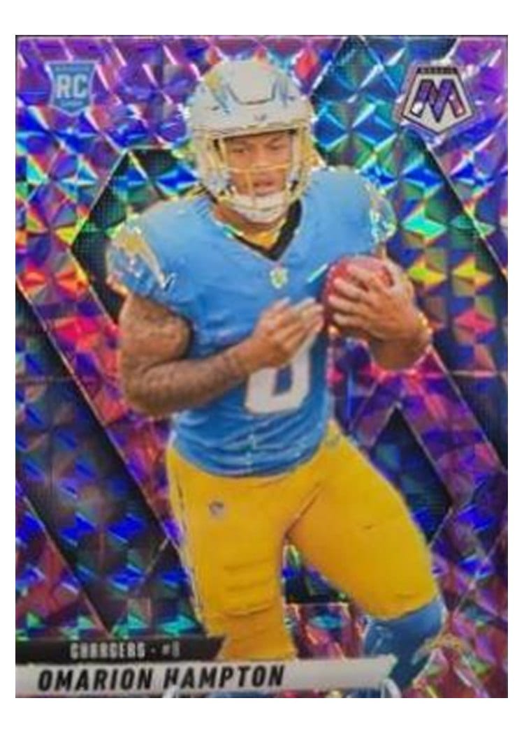 2025 Panini Mosaic Base Set Omarion Hampton #335 card