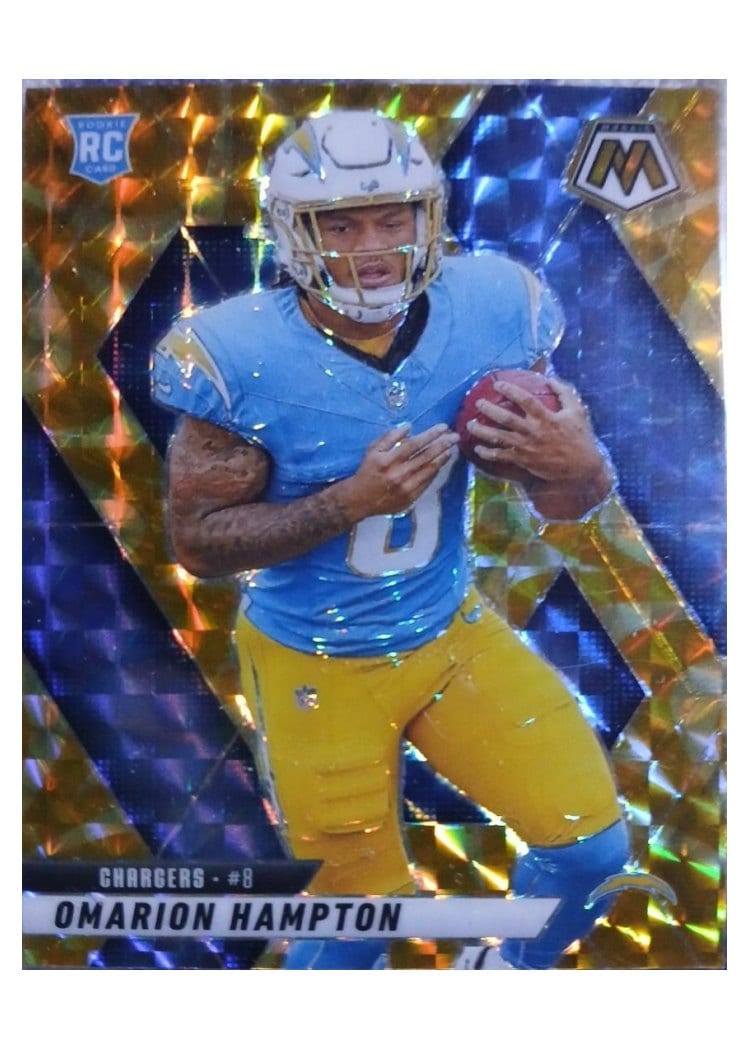 2025 Panini Mosaic Base Set Omarion Hampton #335 card