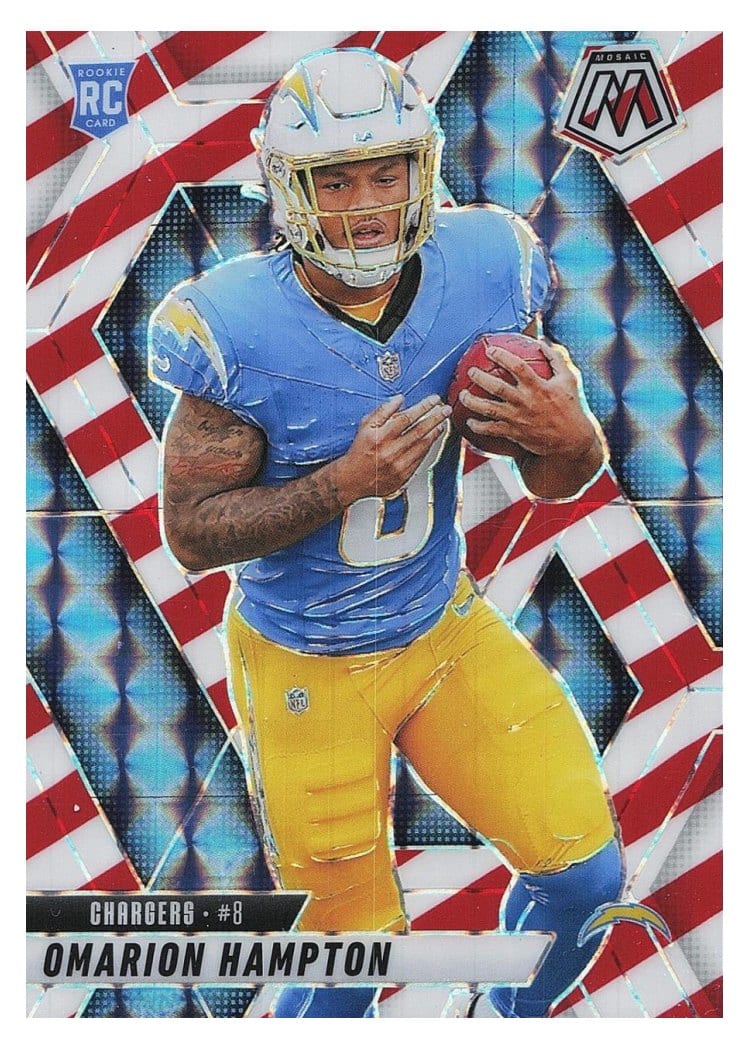 2025 Panini Mosaic Base Set Omarion Hampton #335 card