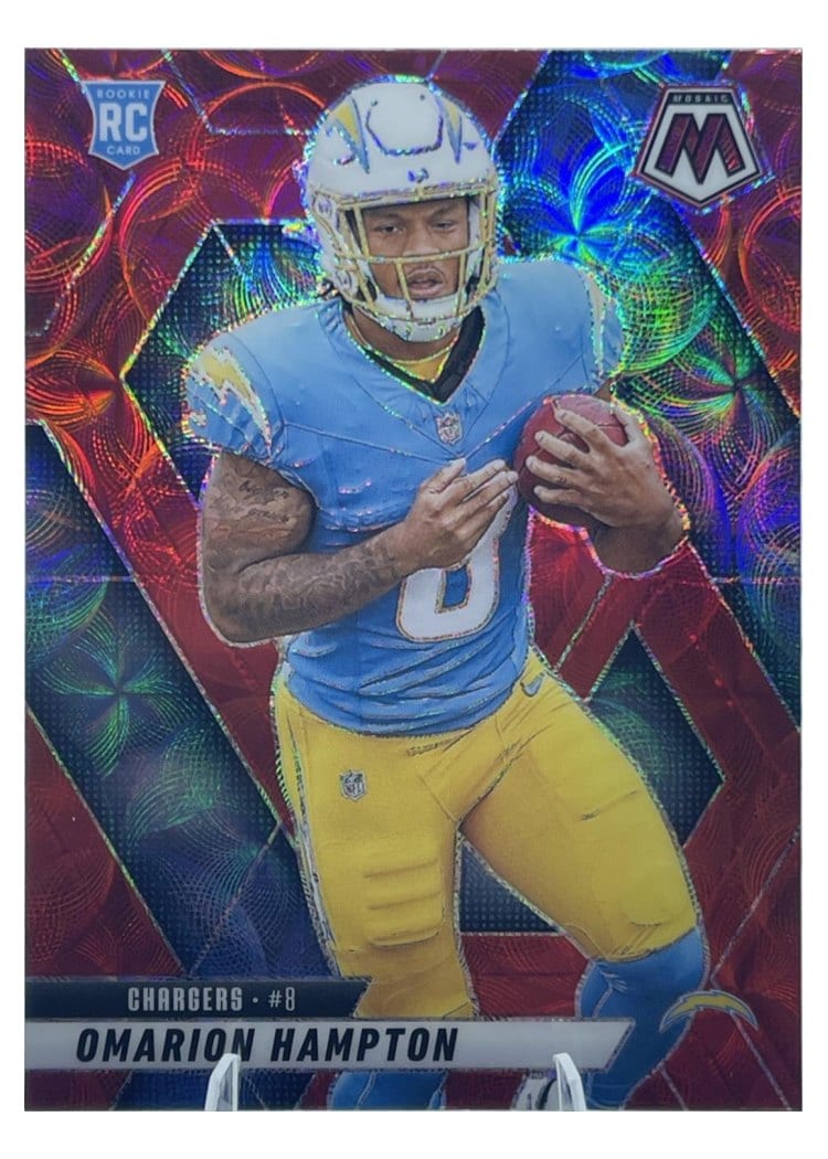 2025 Panini Mosaic Base Set Omarion Hampton #335 card