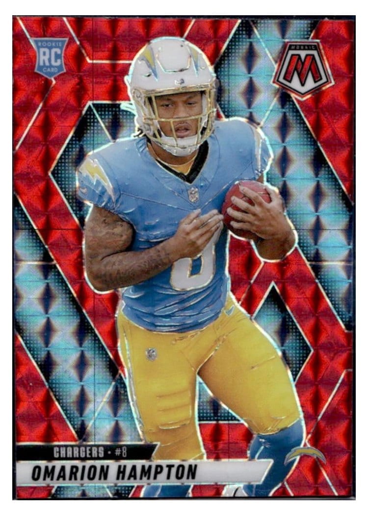 2025 Panini Mosaic Base Set Omarion Hampton #335 card