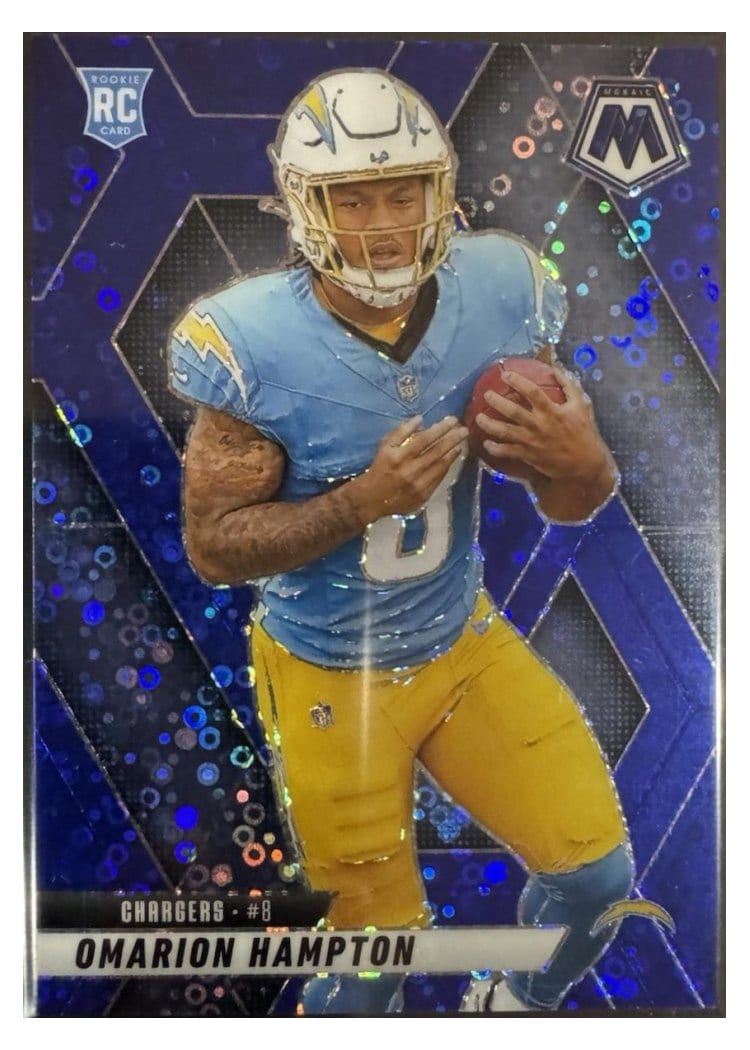 2025 Panini Mosaic Base Set Omarion Hampton #335 card