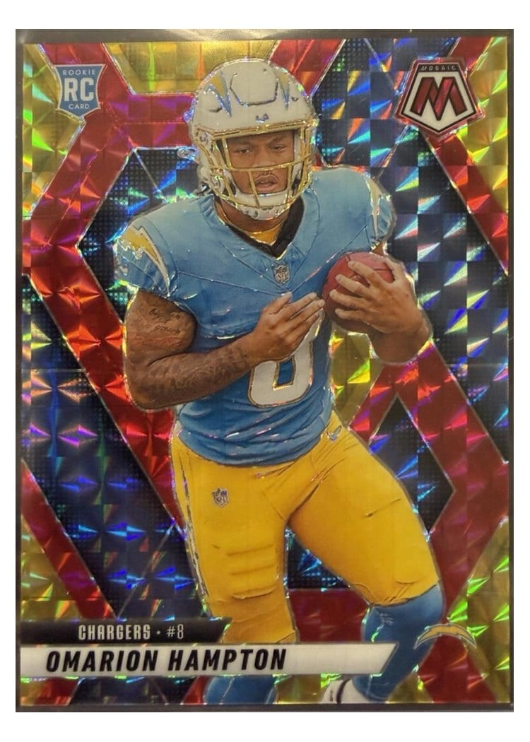 2025 Panini Mosaic Base Set Omarion Hampton #335 card
