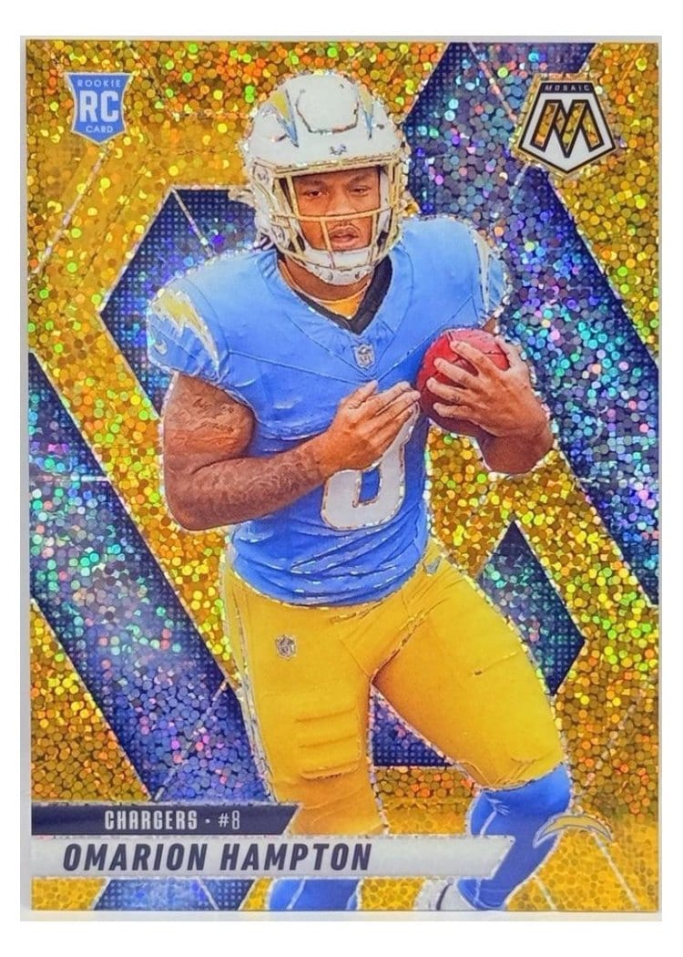 2025 Panini Mosaic Base Set Omarion Hampton #335 card