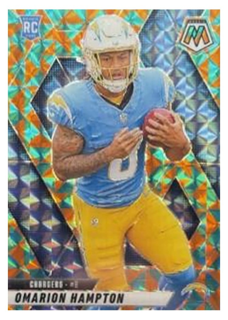 2025 Panini Mosaic Base Set Omarion Hampton #335 card