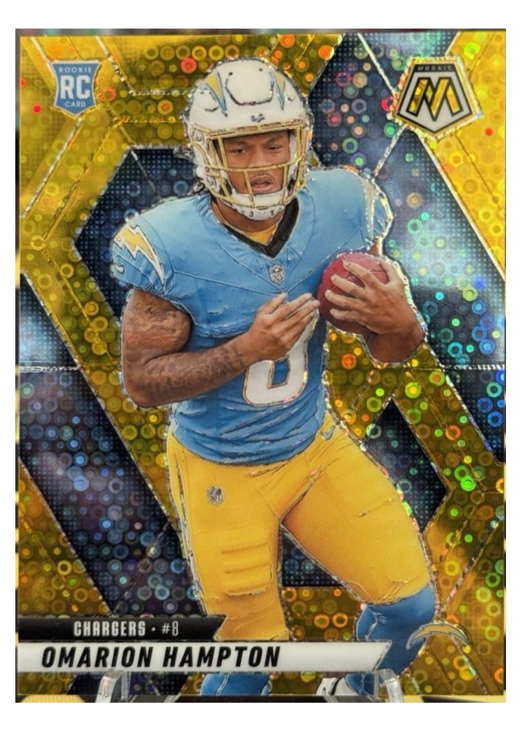2025 Panini Mosaic Base Set Omarion Hampton #335 card