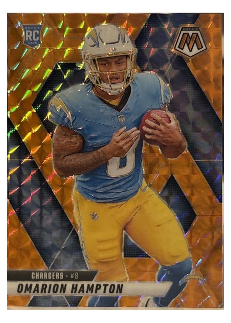 2025 Panini Mosaic Base Set Omarion Hampton #335 card