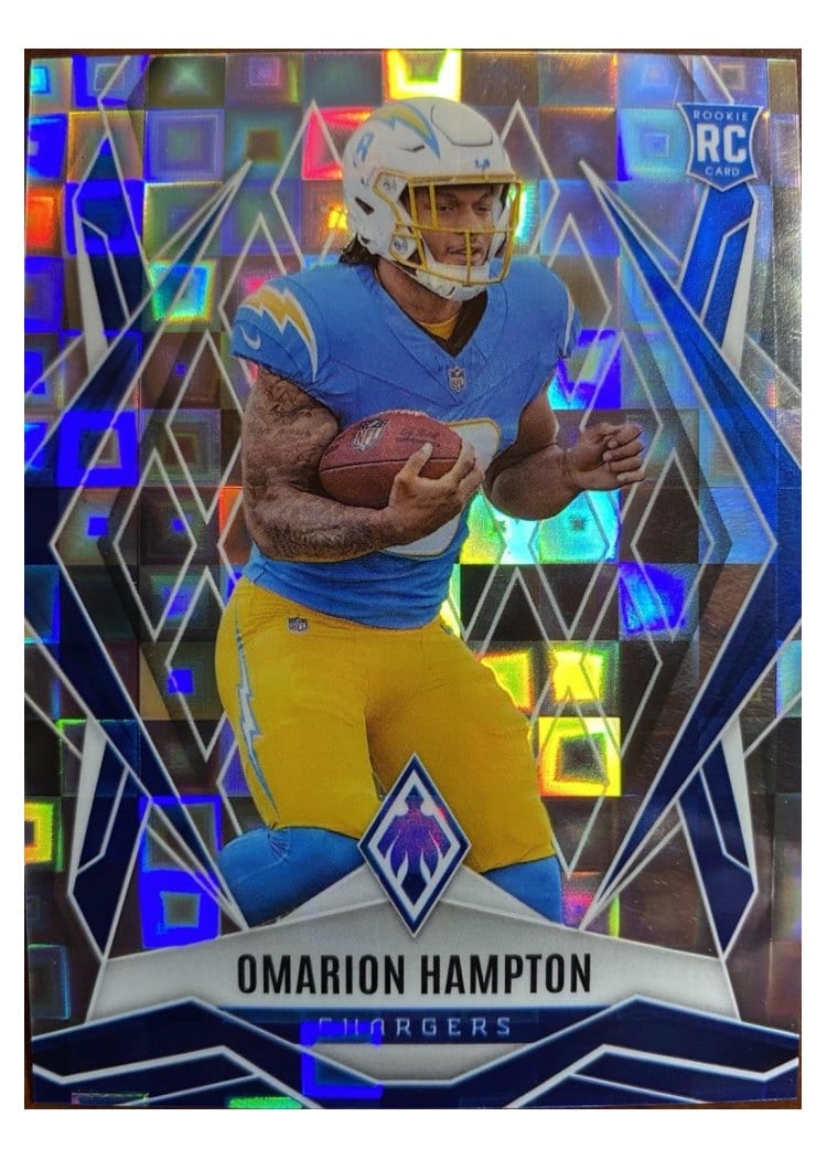 2025 Panini Phoenix Base Set Omarion Hampton Silver Pandora #192 card