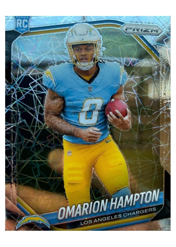 2025 Panini Prizm Base Set Omarion Hampton #355 card