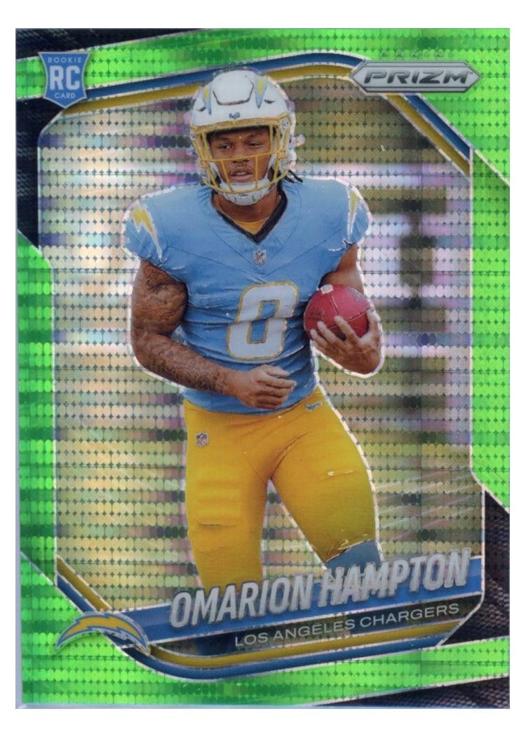 2025 Panini Prizm Base Set Omarion Hampton #355 card