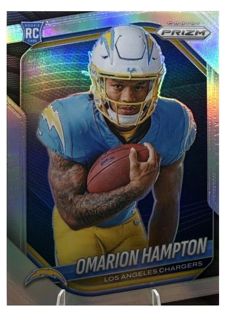 2025 Panini Prizm Base Set Omarion Hampton #423 card