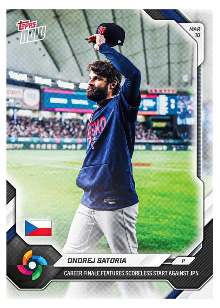 2026 Topps Now WBC Ondrej Satoria #WB22 card