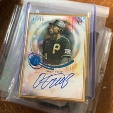 2022 Topps Transcendent Collection Autographs Oneil Cruz #TCA-OC card