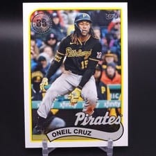2024 Topps 1989 Topps Baseball 35th Anniversary (Series 1) Oneil Cruz #89B-60 card