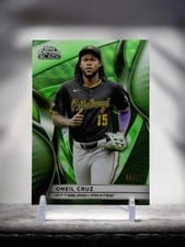 2025 Topps Chrome Black Base Set Oneil Cruz #19