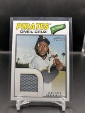 2026 Topps Heritage Real One Relics Oneil Cruz #ROR-OC card