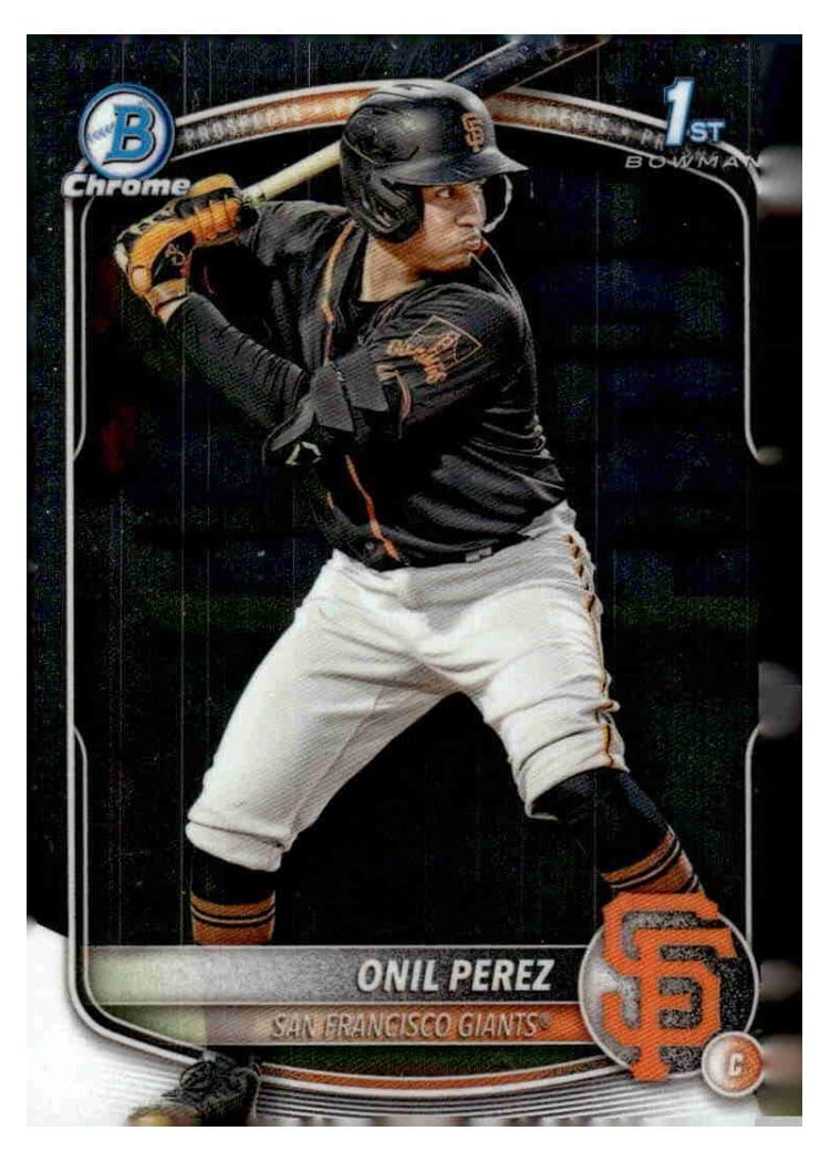 2025 Bowman Chrome Prospects Onil Perez #BCP-134 card