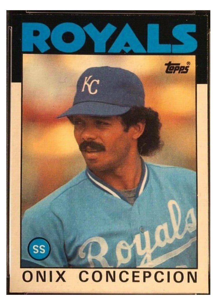 1986 Topps Onix Concepcion #596 card