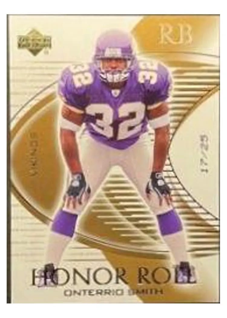 2003 Upper Deck Honor Roll Onterrio Smith #23 card