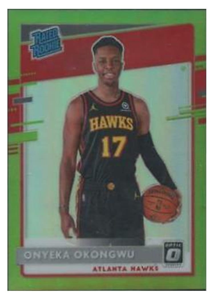 2020-21 Donruss Optic Base Set Onyeka Okongwu #156 card