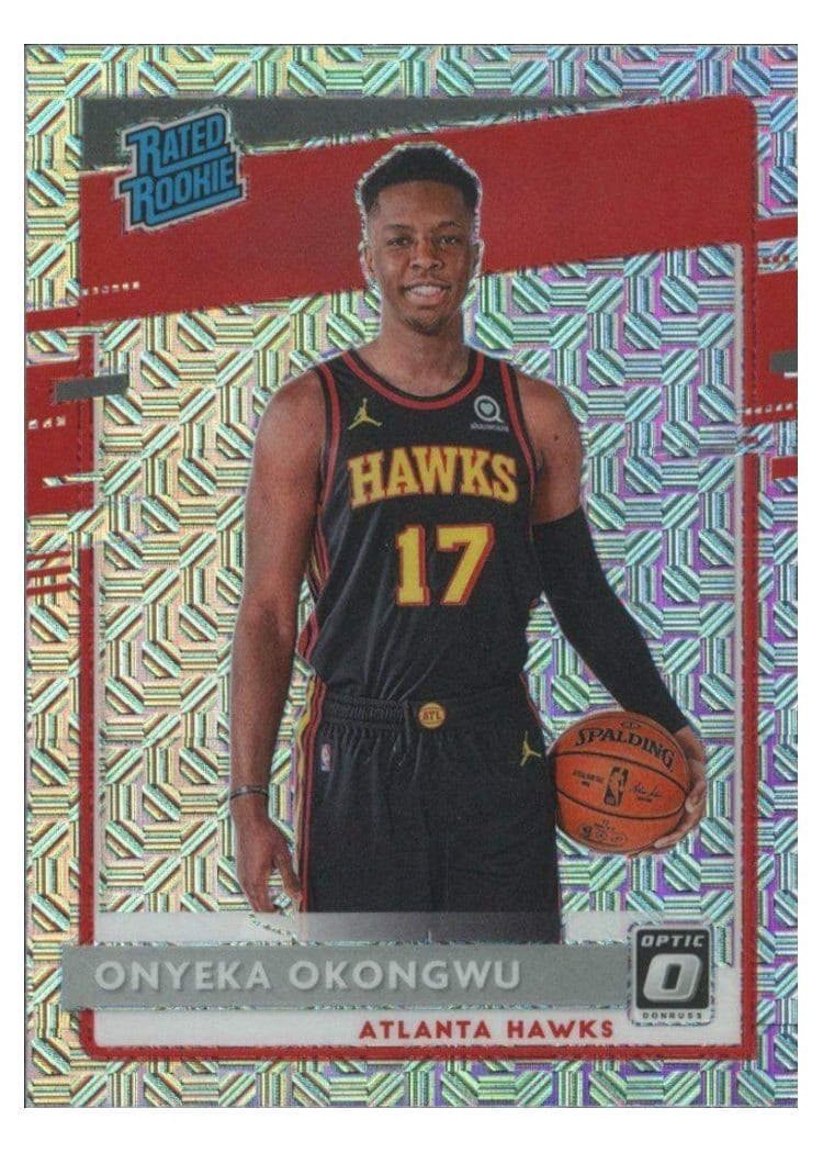 2020-21 Donruss Optic Base Set Onyeka Okongwu #156 card