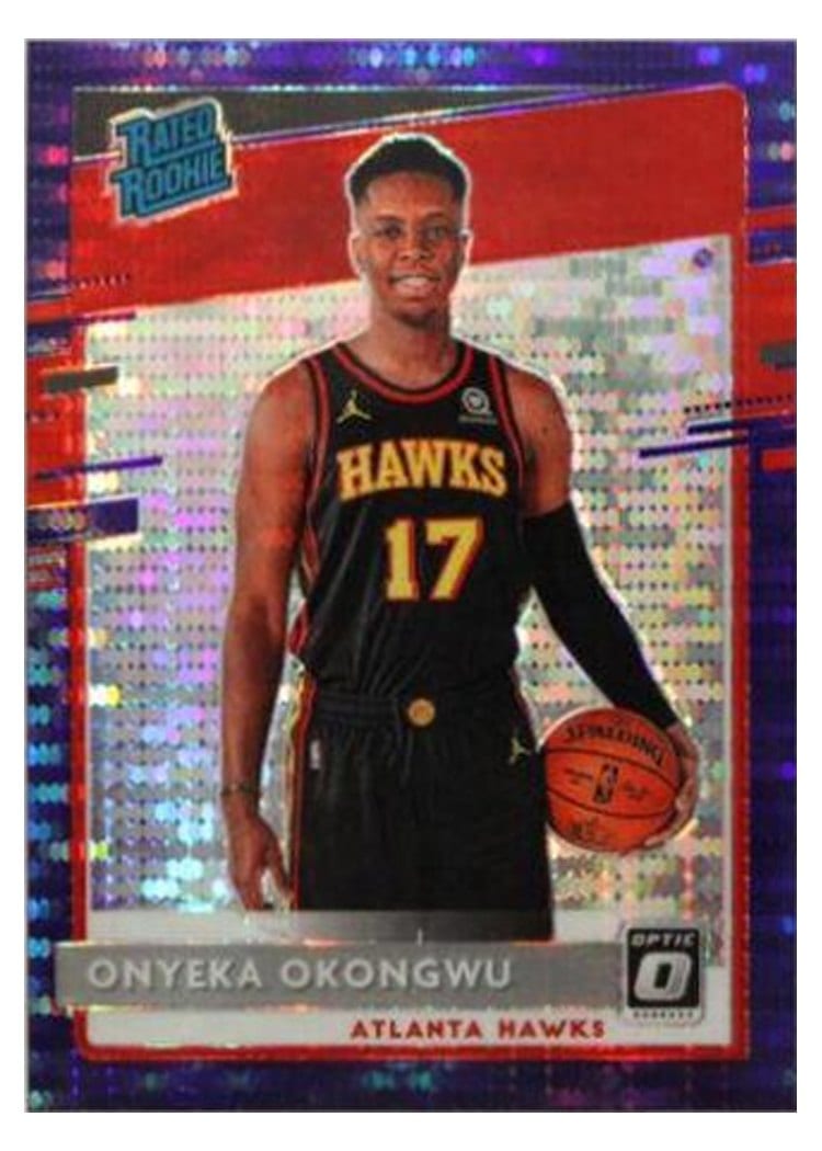2020-21 Donruss Optic Base Set Onyeka Okongwu #156 card