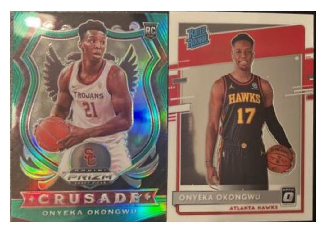 2020-21 Donruss Optic Base Set Onyeka Okongwu #156 card