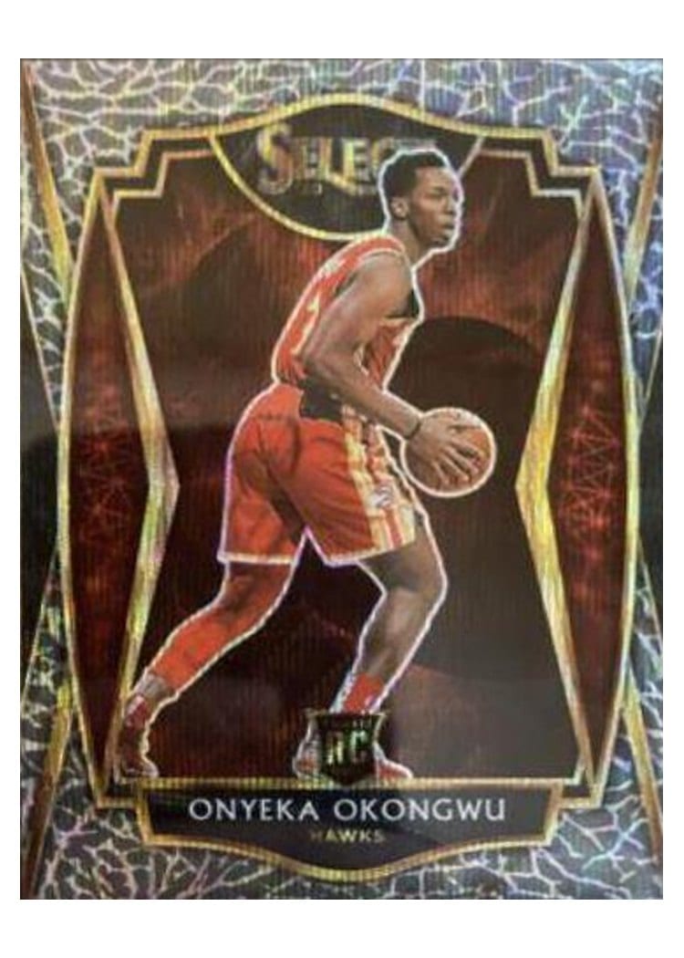 2020-21 Panini Select Base Set Onyeka Okongwu #186 card