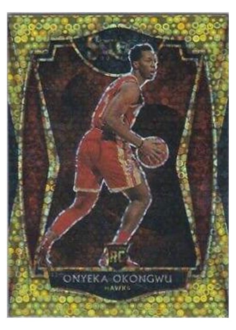 2020-21 Panini Select Base Set Onyeka Okongwu #186 card