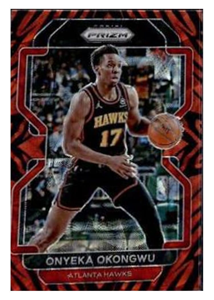 2021-22 Panini Prizm Base Set Onyeka Okongwu #75 card
