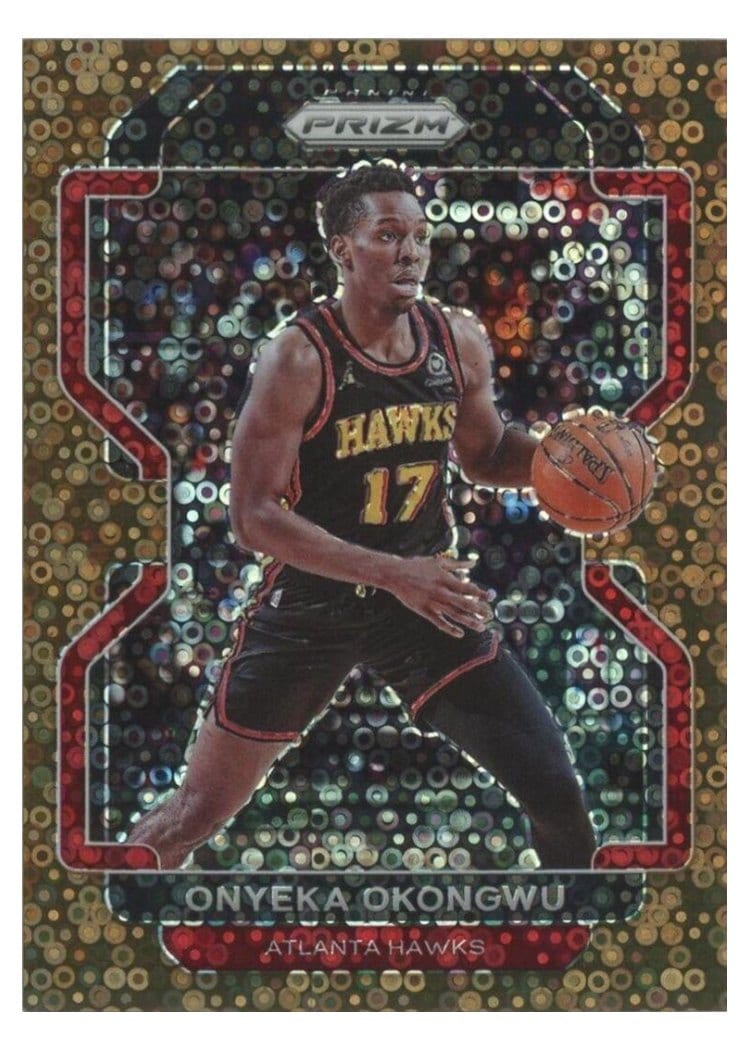 2021-22 Panini Prizm Base Set Onyeka Okongwu #75 card