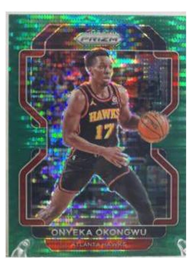 2021-22 Panini Prizm Base Set Onyeka Okongwu #75 card